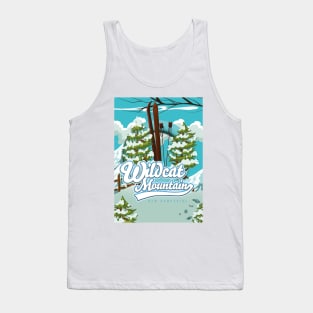 Wildcat Mountain New Hampshire Ski poster Tank Top